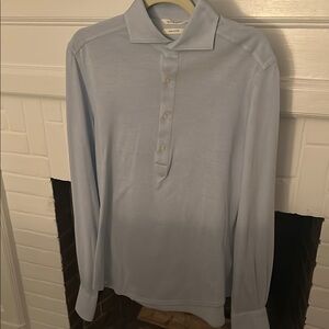 Suitsupply Blue Casual Button Down Shirt for Effortless Style